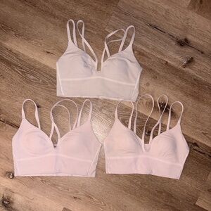 Lululemon Like a Cloud Strappy Longline Ribbed Bras Bundle